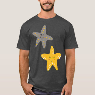 Golden Starfish Friends T-Shirt
