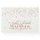 Golden Stars 50th Wedding Anniversary Guest Book