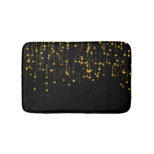 Golden Stars Bath Mat