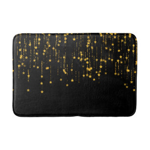 Golden Stars Bath Mat