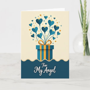 Golden Stars Birthday Gift Card