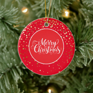 Golden Stars Christmas Ornament