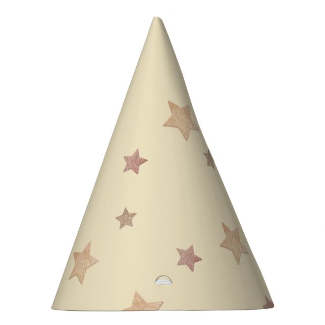 Golden Stars II Party Hat (Right)