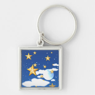 Golden Stars - Key Ring