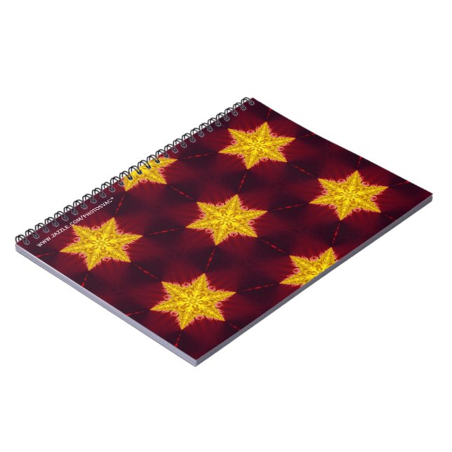 Golden Stars Notebook (Left Side)