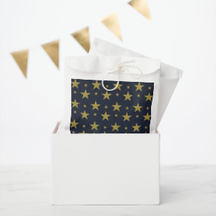 Golden Stars on Navy Blue – Elegant and Timeless Favour Bag