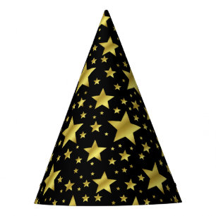 Golden Stars Party Hat
