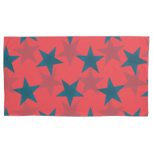 Golden Stars Pattern 19 Pillowcase