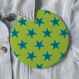 Golden Stars Pattern 20 6 Cm Round Badge