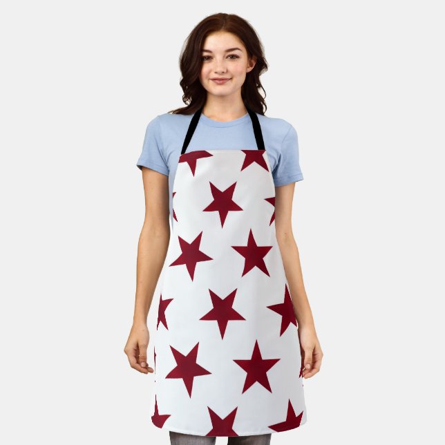 Golden Stars Pattern 7 Apron (Worn)