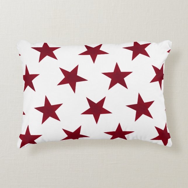 Golden Stars Pattern 7 Decorative Cushion (Front)