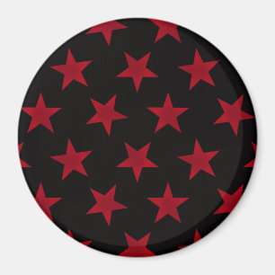 Golden Stars Pattern 8 Magnet