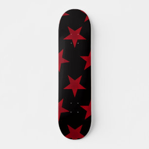 Golden Stars Pattern 8 Skateboard
