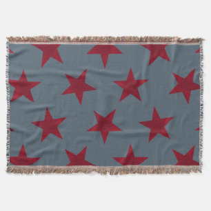 Golden Stars Pattern 9 Throw Blanket