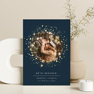 Golden Stars   Photo Engagement Announcement