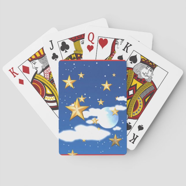 Golden Stars - Playing Cards (Back)