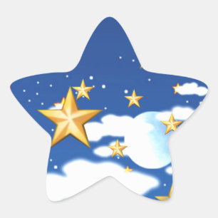 Golden Stars - Star Sticker