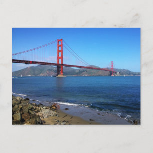Golden State Bridge - San Francisco, California Postcard