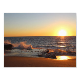 Golden State Californian Sunset Home Decor Photo Print