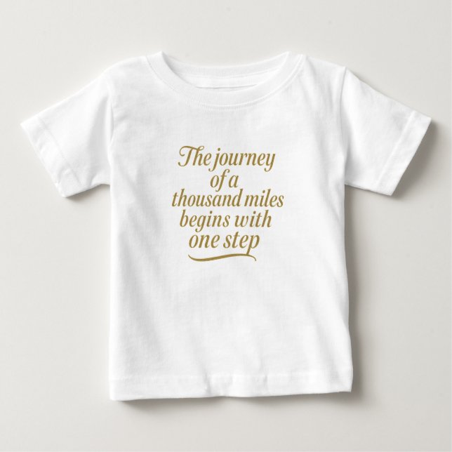 Golden Step Forward   Baby T-Shirt (Front)