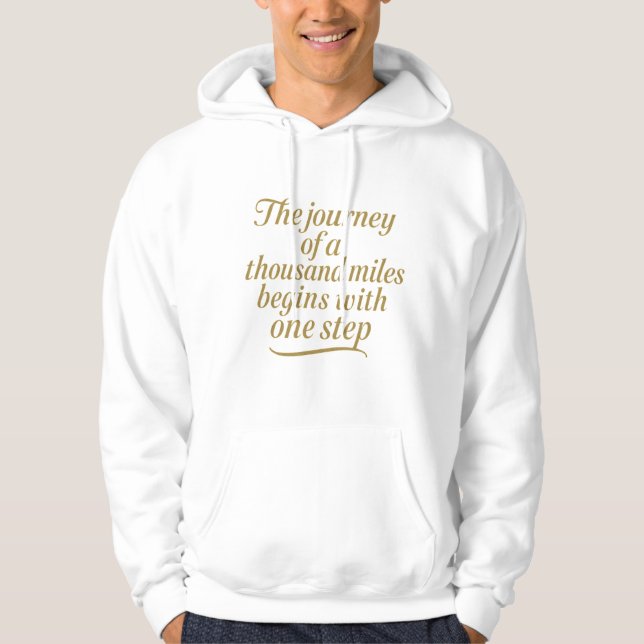 Golden Step Forward   Hoodie (Front)