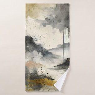 Golden Storm Bath Towel Set