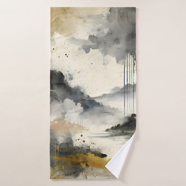 Golden Storm Bath Towel Set (Bath Towel)