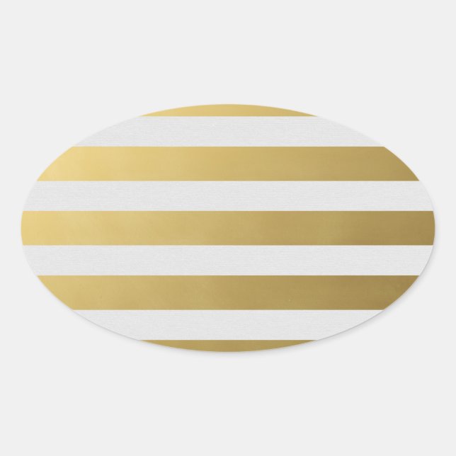 Golden Striped Sticker (Front)