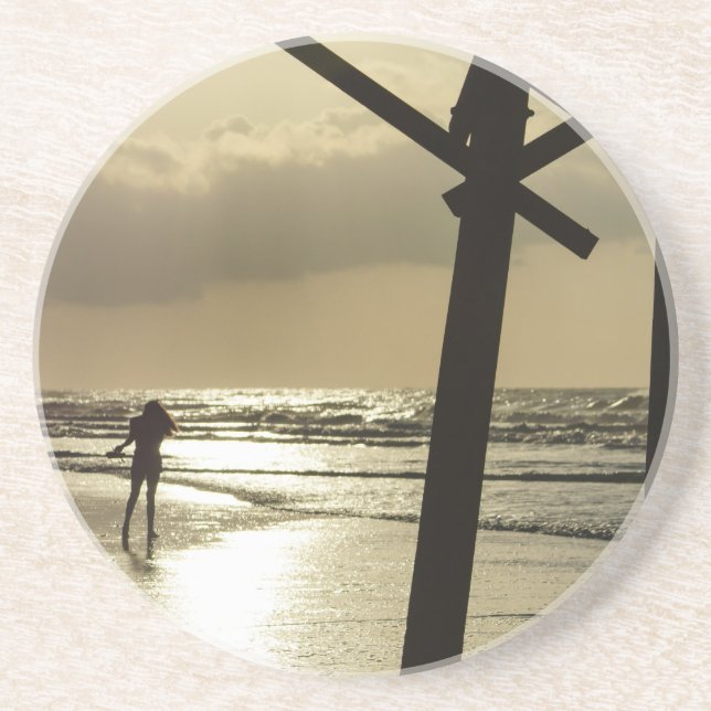 Golden Stroll Coaster (Front)