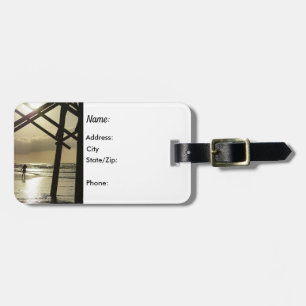 Golden Stroll Luggage Tag