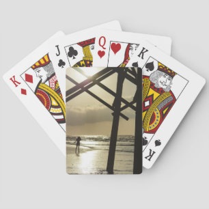 Golden Stroll Playing Cards