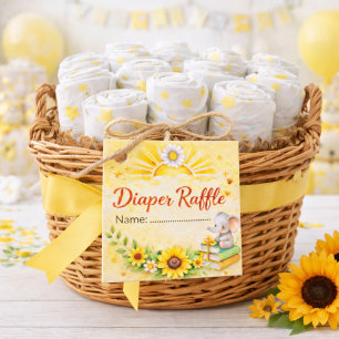 Golden Sun Baby Activity Style Favour Tags