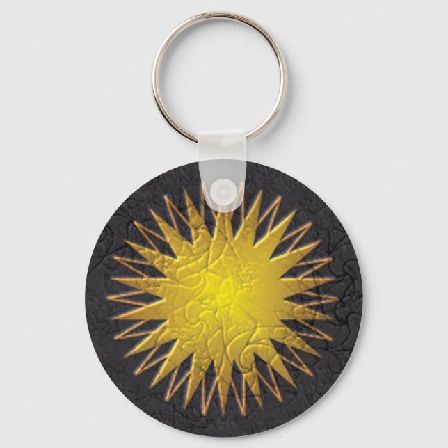 Golden Sun Key Ring (Front)
