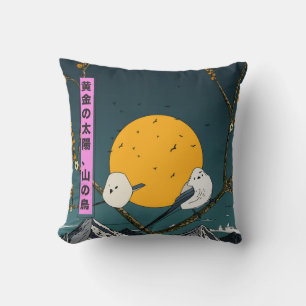 Golden Sun, Mountain Birds Cushion
