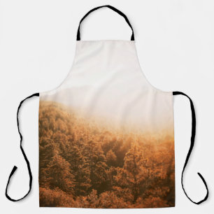 GOLDEN SUN OVER A FOREST APRON