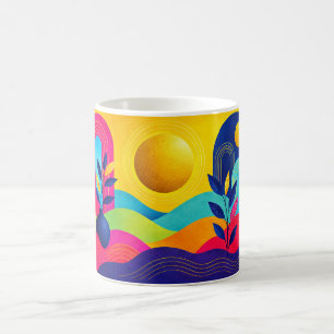 Golden Sun Over Joyful Horizons  Coffee Mug