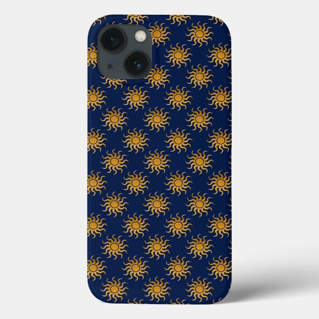 Golden Sun Pattern by Shirley Taylor  Case-Mate iPhone Case (Back)