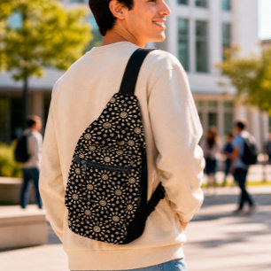 Golden Sun Retro Sling Bag