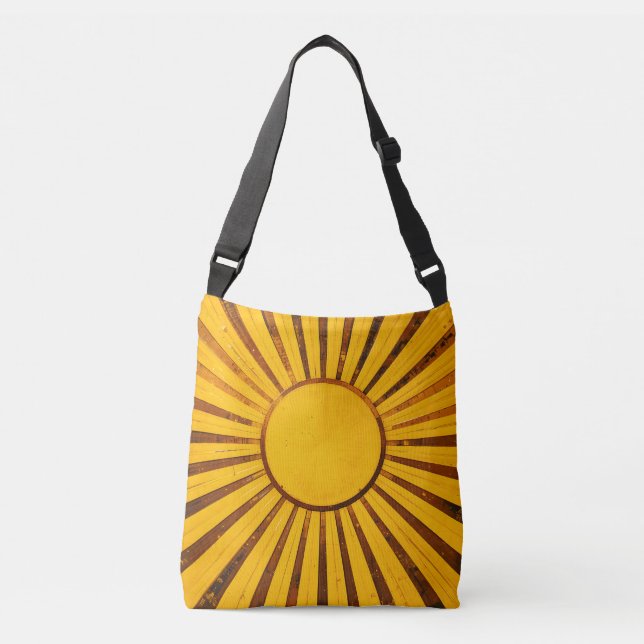Golden Sunburst Crossbody Bag (Front)