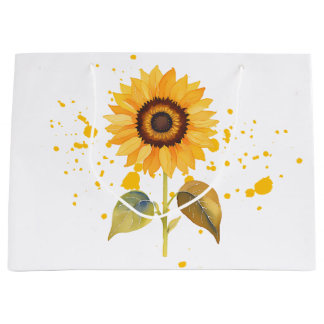 Golden Sunburst Large Gift Bag