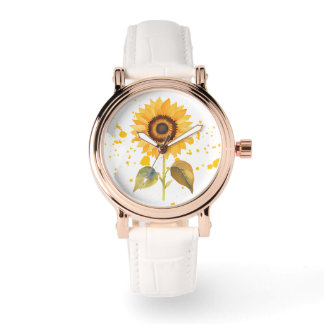 Golden Sunburst Watch