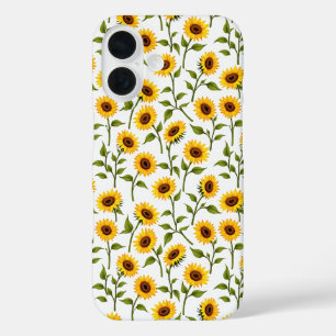Golden Sunflower Bliss iPhone 16 Case