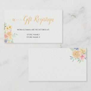 Golden Sunflower butterfly Meadow Wedding Enclosure Card