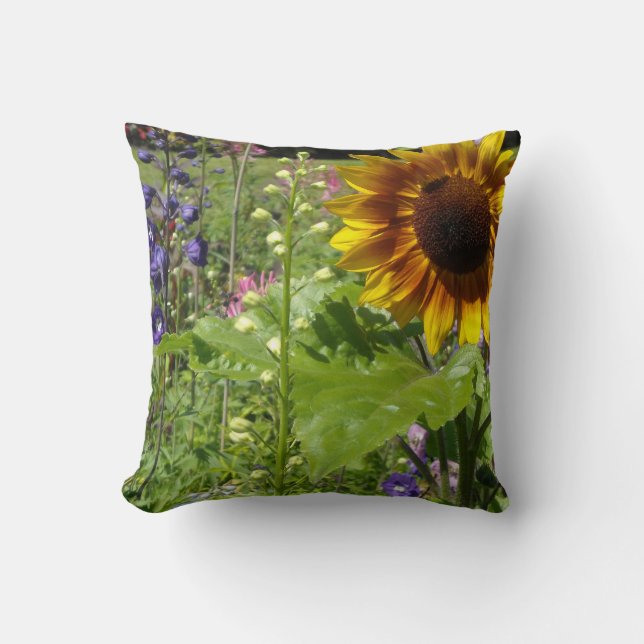 Golden Sunflower Cushion (Front)