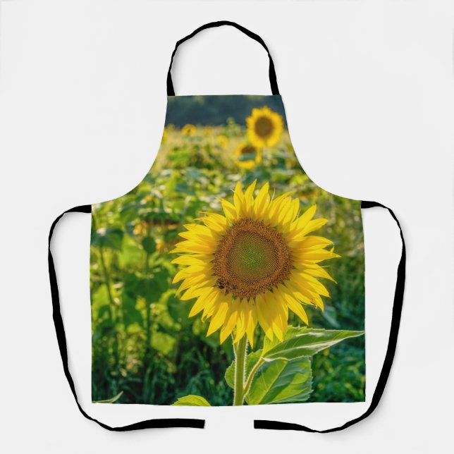 Golden Sunflower Field Apron (Front)