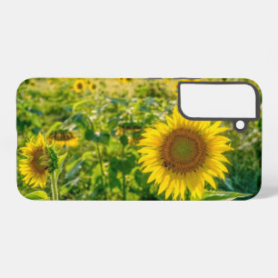 Golden Sunflower Field Samsung Galaxy Case