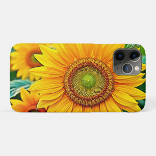 Golden Sunflower Field Serenity Design iPhone 11 Pro Case
