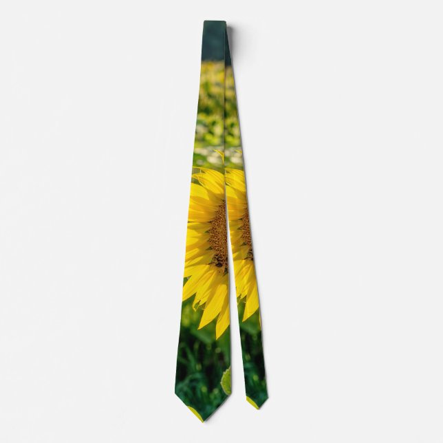 Golden Sunflower Field Tie (Front)