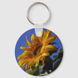 Golden Sunflower Key Ring