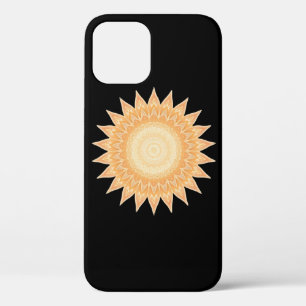"Golden Sunflower Mandala – Light Within You" iPhone 12 Case
